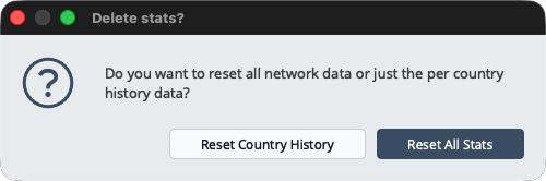 Reset Network Statistics per Country in WhatPulse Client