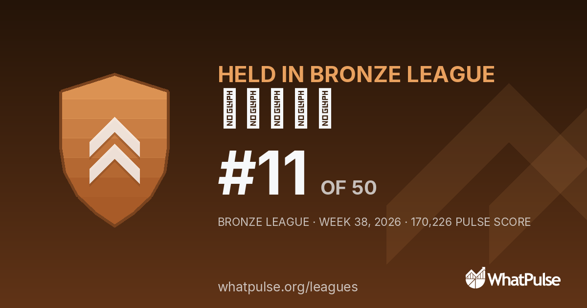 终极向日葵 finished #11 of 50 in the Bronze League