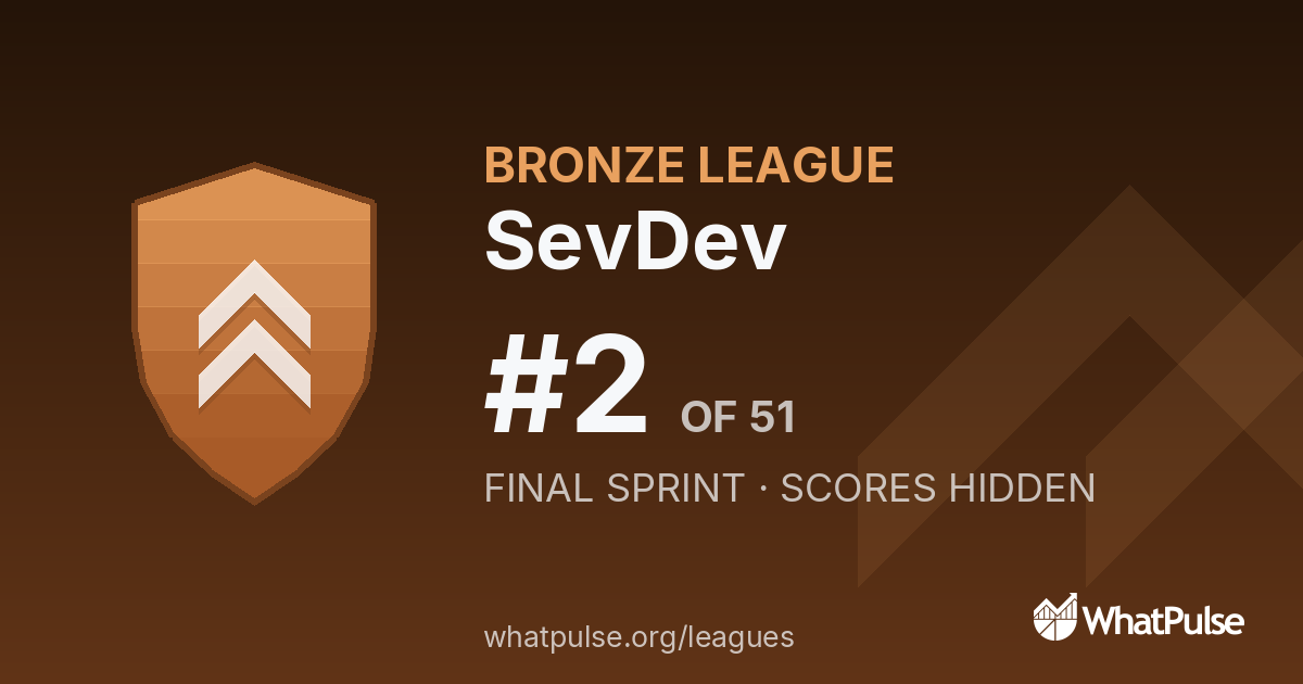 SevDev's league card